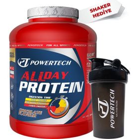 Powertech All Day Çikolata Aromalı 1800 gr 60 Servis Protein Tozu