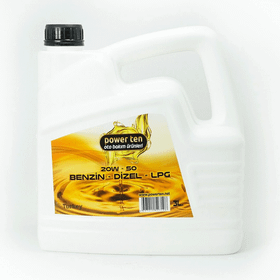 Powerten 20W-50 3 lt 6'lı Motor Yağı