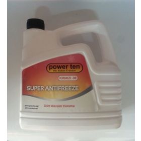 Powerten 3 lt Organik Kırmızı Antifiriz