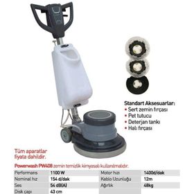 Powerwash HY005 Halı Ve Zemin Yıkama Temizlik Makinası