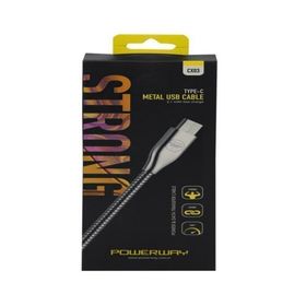 Powerway 2.1 A Type-C Metal Hızlı Şarj Kablosu