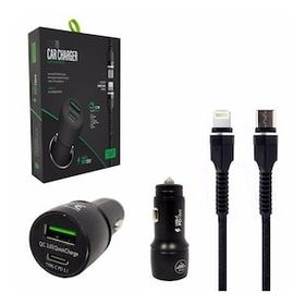 Powerway CC-35 PD18W iPhone Telefon Araç Şarj Başlık Type-C To Kablo