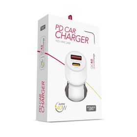 Powerway CC4.0 QC40 40 W 5 V 4 Amper Type C USB Beyaz Araç Şarj Başlığı