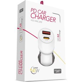 Powerway CC4.0 QC40 40 W 5 V 4 Amper Type C USB Beyaz Araç Şarj Başlığı
