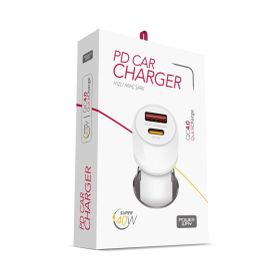 Powerway CC4.0 QC40 40 W 5 V 4 Amper Type C USB Beyaz Araç Şarj Başlığı