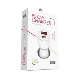 Powerway CC4.0 QC40 40 W 5 V 4 Amper Type C USB Beyaz Araç Şarj Başlığı