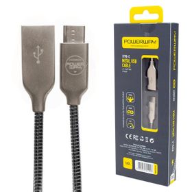 Powerway CX03 Type-c Uyumlu Metal Şarj Kablosu