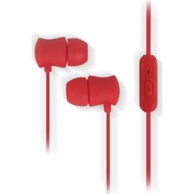 Powerway M9 Kırmızı Mikrofonlu 3.5 mm Stereo Silikonlu Kulak İçi Kulaklık
