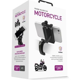Powerway MT15 Alüminyum Gidon Uyumlu Bisiklet Scooter ve Motosiklet için Telefon Tutucu
