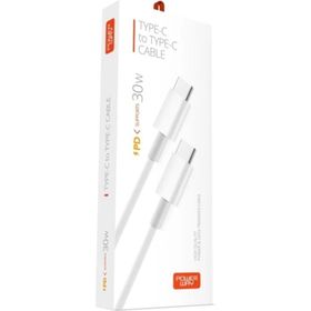 Powerway PD30 30 W Type-C To Type-C 1 mt Data ve Şarj Kablosu