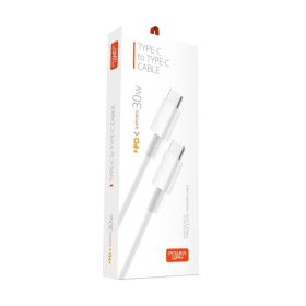 Powerway PD30 30 W Type-C To Type-C 1 mt Data ve Şarj Kablosu