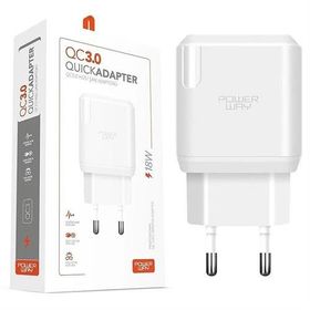 Powerway QC3 18W 3A Tüm Telefonlarla Uyumlu USB Hızlı Şarj Adaptörü