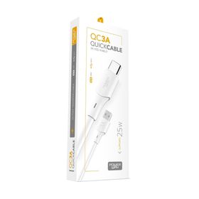 Powerway QC3A 25 W Type C to Usb Şarj ve Data Kablosu