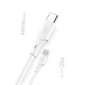 Powerway QC3A 25 W Type C to Usb Şarj ve Data Kablosu