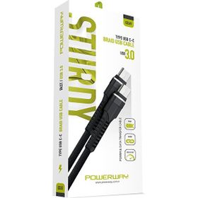 Powerway QC49 Type-C To Type-C USB 3.0 Örgülü Yüksek Hızlı Şarj ve Data Kablosu