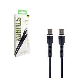 Powerway QC49 Type-C To Type-C USB 3.0 Örgülü Yüksek Hızlı Şarj ve Data Kablosu