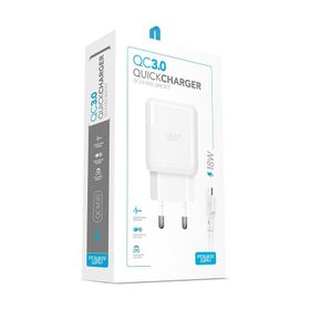 Powerway QCM30 Tüm Micro Girişli Telefonlara Uyumlu 3.0 Amper 18 W Hızlı Şarj Seti