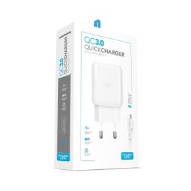 Powerway QCM30 Tüm Micro Girişli Telefonlara Uyumlu 3.0 Amper 18 W Hızlı Şarj Seti