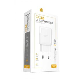 Powerway QCT30 Tüm Type-C Girişli Telefonlara Uyumlu 3.0 Amper 18 W Hızlı Şarj Seti