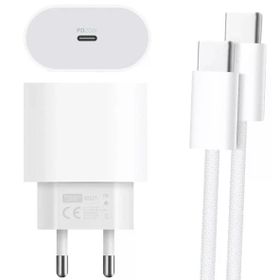 Powerway RXS27 20W Beyaz Type-C Şarj Adaptörü ve Kablo Seti