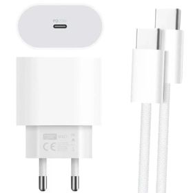 Powerway RXS27 20W Beyaz Type-C Şarj Adaptörü ve Kablo Seti