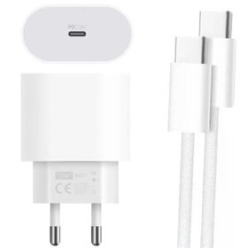 Powerway RXS27 20W Beyaz Type-C Şarj Adaptörü ve Kablo Seti
