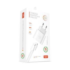 Powerway RXS27 25W Beyaz Type-C Şarj Adaptörü ve Kablo Seti