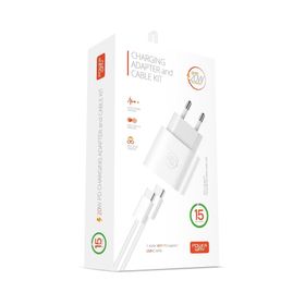 Powerway RXS27 25W Beyaz Type-C Şarj Adaptörü ve Kablo Seti