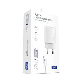 Powerway S25S PD 27W Type-C QC 3.0 Süper Hızlı Adaptör ve Kablo