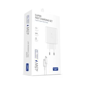 Powerway S45S PD 45W Type-C QC 3.0 Süper Hızlı Adaptör ve Kablo