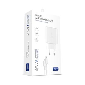 Powerway S45S PD 45W Type-C QC 3.0 Süper Hızlı Adaptör ve Kablo