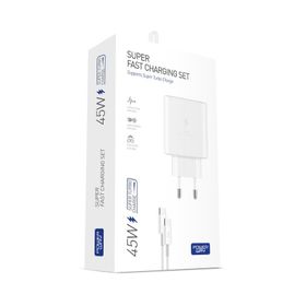 Powerway S45S PD 45W Type-C QC 3.0 Süper Hızlı Adaptör ve Kablo