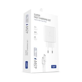 Powerway S45S PD 45W Type-C QC 3.0 Süper Hızlı Adaptör ve Kablo