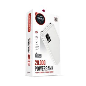 Powerway TX209 Beyaz 20.000 mAh Powerbank