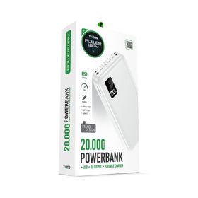 Powerway TX209 Beyaz 20.000 mAh Powerbank