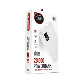 Powerway TX209 Beyaz 20.000 mAh Powerbank