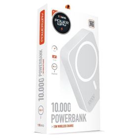 Powerway TXM10 10.000 Mah PD 15 W Magsafe Beyaz Powerbank