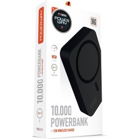 Powerway TXM10 10.000 Mah PD 15 W Magsafe Siyah Powerbank