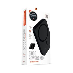 Powerway TXM5 5.000 Mah PD 15W Magsafe Siyah Powerbank