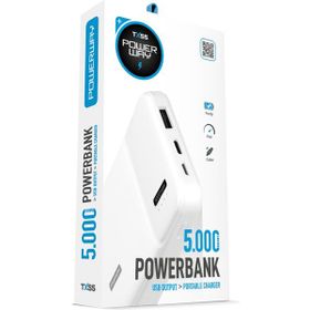 Powerway TXS5 5000 mAh Beyaz Powerbank