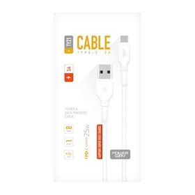 Powerway TY21 3 A 25 W USB 3.0 Type C Şarj ve Data Kablosu