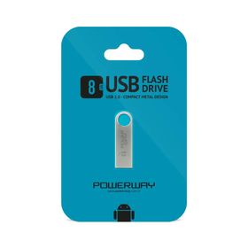 Powerway USB 2.0 8 GB Metal Flash Bellek