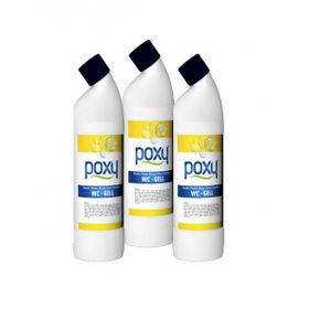 Poxy 1 lt Wc Temizleyici Jel (3 adet)