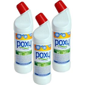 Poxy 1 lt Wc Temizleyici Jel (3 adet)