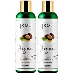 Poxy 2x400 ml Argan Özlü Tüm Saç Tipleri Şampuan