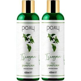 Poxy 2x400 ml Isırgan Özlü Yağlı Saçlara Özel Şampuan