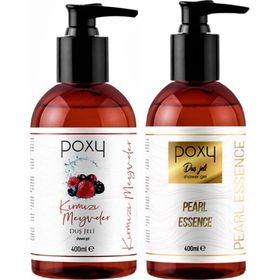 Poxy 400 ml Pearl Essence Kırmızı Meyveler Duş Jeli