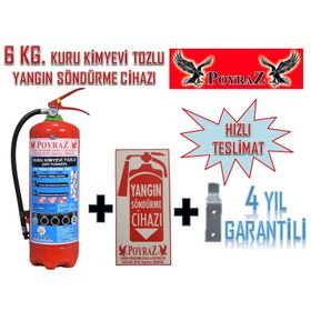 Poyraz 6 kg Yangın Söndürme Tüpü
