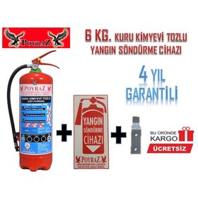 Poyraz 6 kg Yangın Söndürme Tüpü