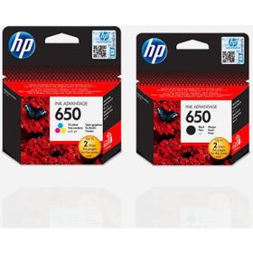 Poyraz Toner CZ102AE HP 650 Siyah CZ101AE Hp 650 Renkli Kartuş Set